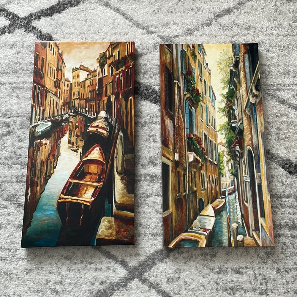 Italian City - Venice Wall Art (Pack of Two)